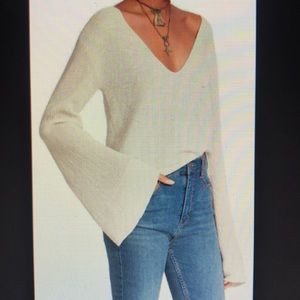 Free people starman rib knit pullover